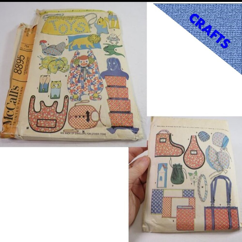 McCalls 8895 Sewing Pattern (complete) from 1967 (wide variety of items!